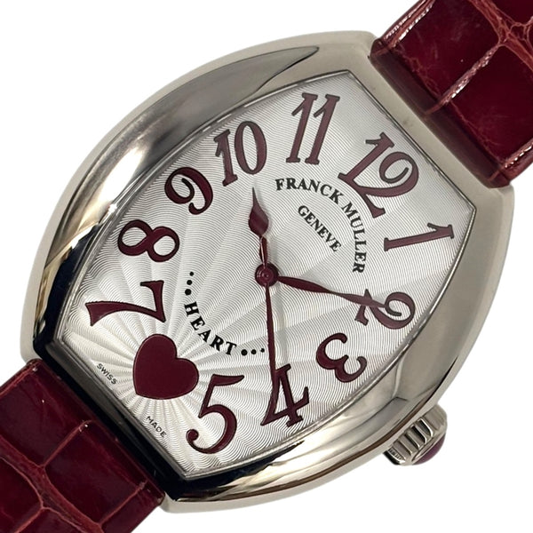 フランク・ミュラー FRANCK MULLER ハートトゥハート 5000 H SC C 6H シルバー K18/WG メンズ 腕時計