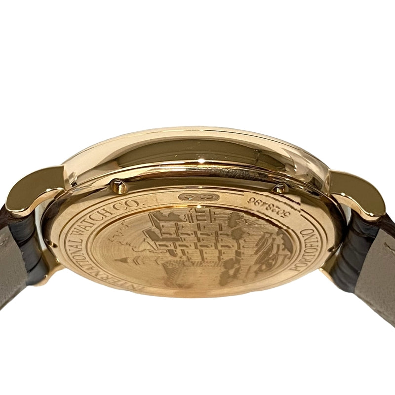 インターナショナルウォッチカンパニー IWC ポートフィノ IW356511 グレー K18PG/社外ベルト/純正尾錠   メンズ 腕時計