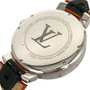 ルイ・ヴィトン LOUIS VUITTON タンブール ムーンディヴァインMM ホワイトシェル QA019Z ホワイトシェル SS/革ベルト クオーツ レディース 腕時計