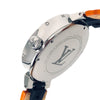 ルイ・ヴィトン LOUIS VUITTON タンブール ムーンディヴァインMM ホワイトシェル QA019Z ホワイトシェル SS/革ベルト クオーツ レディース 腕時計