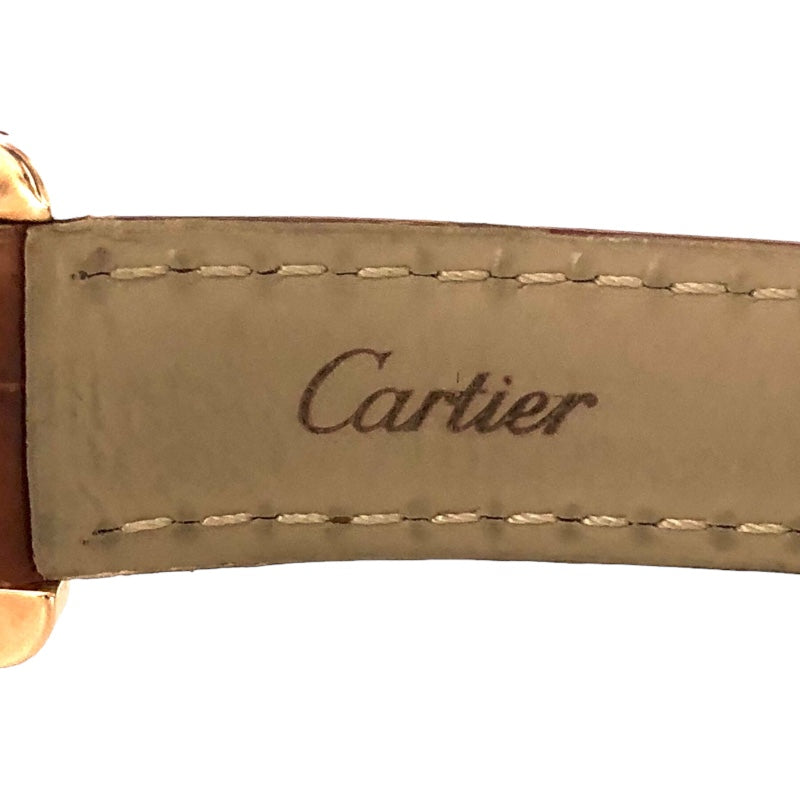 カルティエ Cartier タンク アメリカン SM WJTA0002 シルバー文字盤 K18ピンクゴールド K18ピンクゴールド レディース 腕時計