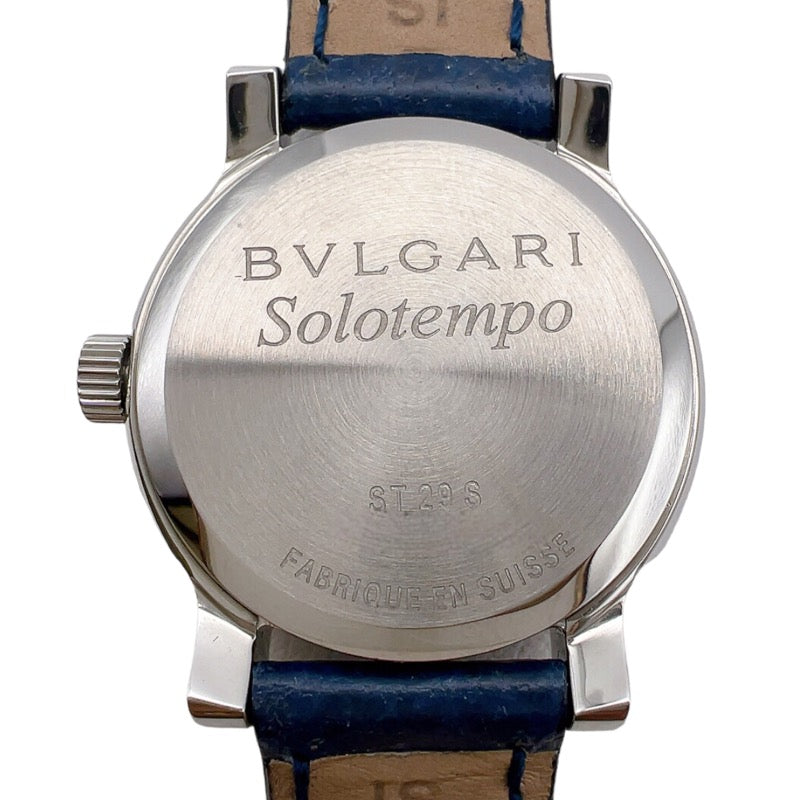ブルガリ BVLGARI ソロテンポ ST29S ステンレススチール レディース 腕時計
