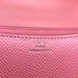 エルメス HERMES コンスタンス3 ミニ Y刻 ローズコンフェッティ シルバー金具 ヴォーエプソン レディース ショルダーバッグ