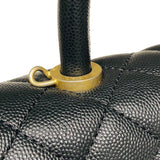 シャネル CHANEL ココハンドルXS A92990 ブラック GD金具 キャビアスキン レディース ハンドバッグ