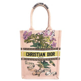 クリスチャン・ディオール Christian Dior ブックトート バーティカル ピンク キャンバス レディース ハンドバッグ