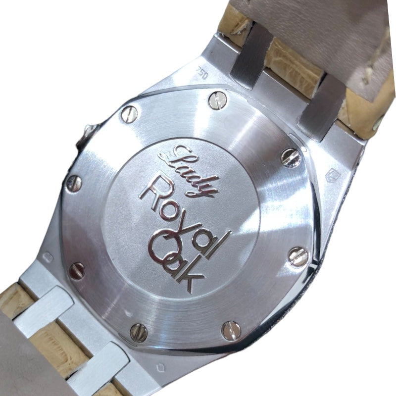オーデマ・ピゲ AUDEMARS PIGUET レディロイヤルオーク ホワイトシェル 67605BC.ZZ.D070SU.01 K18ホワイトゴールド レディース 腕時計