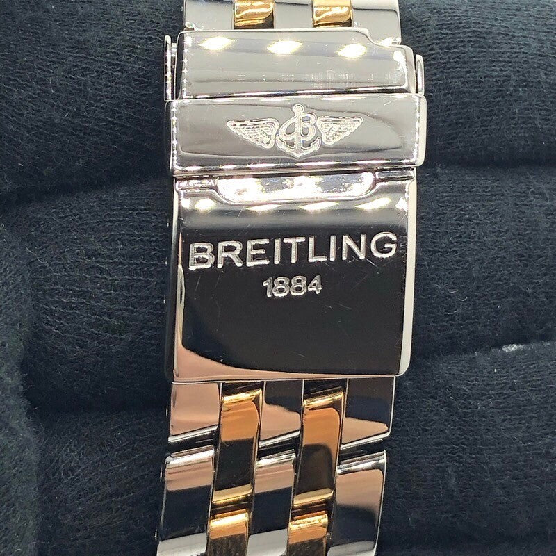 ブライトリング BREITLING クロノマット　エヴォリューション C13356 ゴールド×ホワイト PG/SS 腕時計