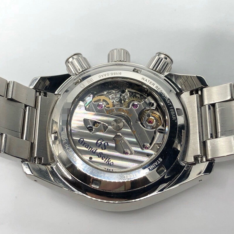 セイコー SEIKO Grand Seiko スプリングドライブ　クロノグラフGMTマスター SBGC203 SS メンズ 腕時計