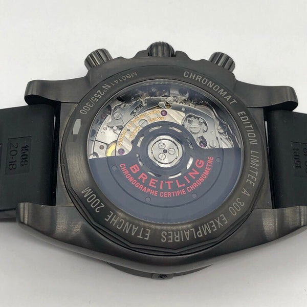 ブライトリング BREITLING クロノマット41　レイヴン　ブラックカーボン MB0141 SS 自動巻き メンズ 腕時計