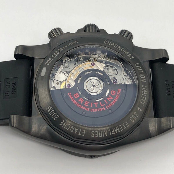 ブライトリング BREITLING クロノマット41　レイヴン　ブラックカーボン MB0141 SS メンズ 腕時計