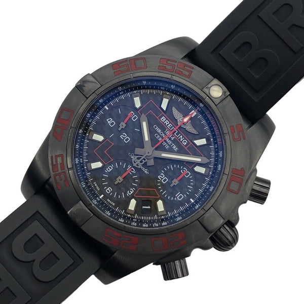 ブライトリング BREITLING クロノマット41　レイヴン　ブラックカーボン MB0141 SS メンズ 腕時計