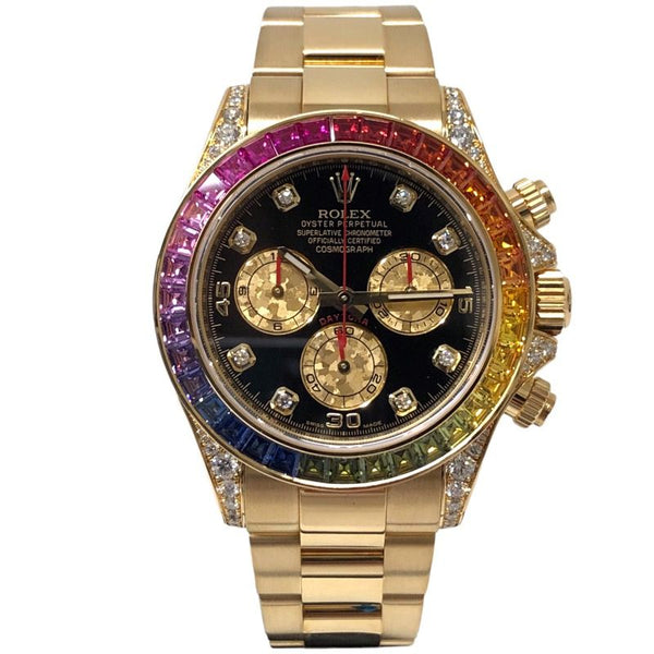 ロレックス ROLEX デイトナ　レインボー 116598RBOW K18YG メンズ 腕時計