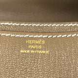 エルメス HERMES コンスタンスミニ B刻 エトゥープ ゴールド金具 シェーブル レディース ショルダーバッグ