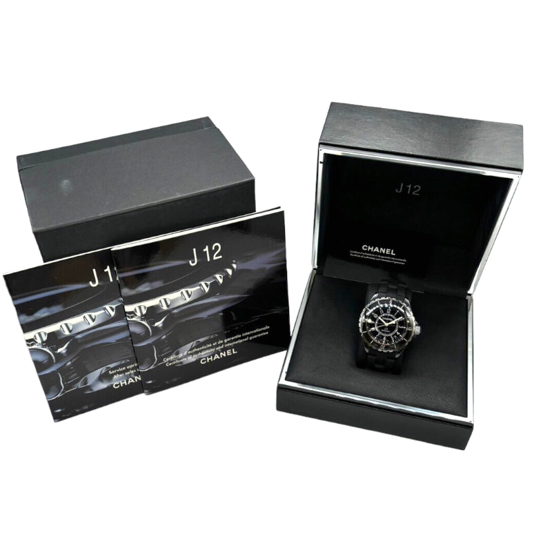 シャネル CHANEL J12 H0684 ブラック セラミック ユニセックス 腕時計 
