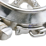 カルティエ Cartier パシャ32 グリッドダイヤ WJ101456 ホワイト  K18WG/レザーストラップ 自動巻き レディース 腕時計
