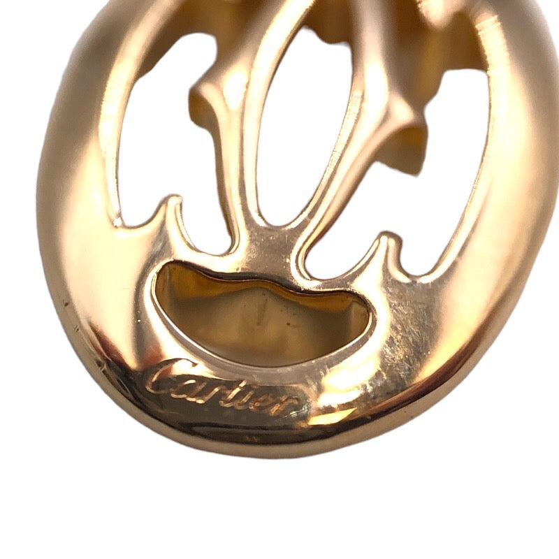 カルティエ Cartier ロゴ ドゥーブル ダイヤネックレス 750PG K18ピンクゴールド ジュエリー | 中古ブランドリユースショップ  OKURA(おお蔵)