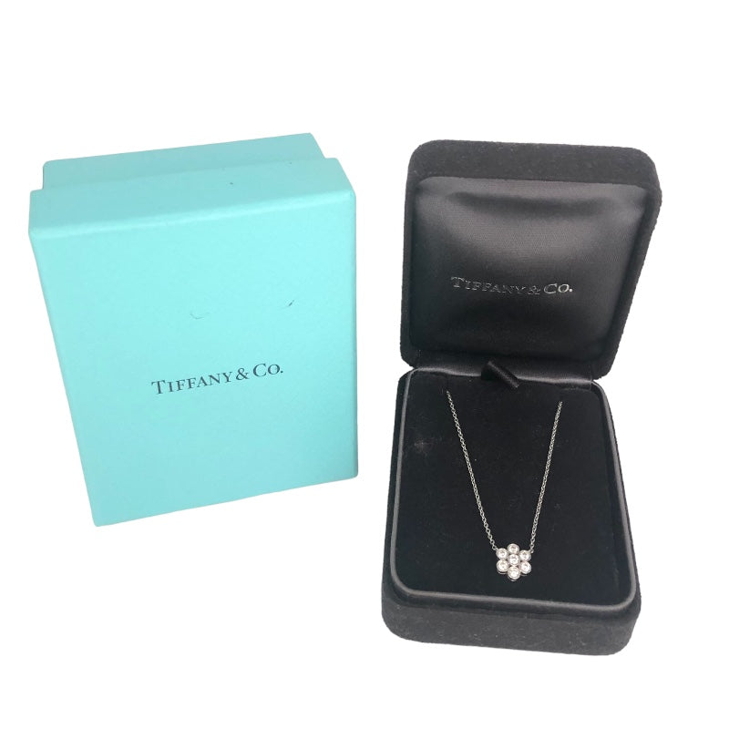 ティファニー TIFFANY＆CO ガーデンフラワー ダイヤネックレス Pt950 Pt950 ダイヤモンド ジュエリー |  中古ブランドリユースショップ OKURA(おお蔵)