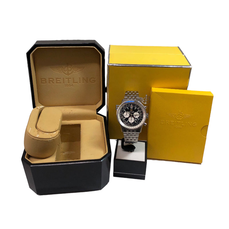 ブライトリング BREITLING ナビタイマー　50th　ナビタイマー生誕50周年記念モデル A413322 ブラック ステンレススチール SS メンズ 腕時計