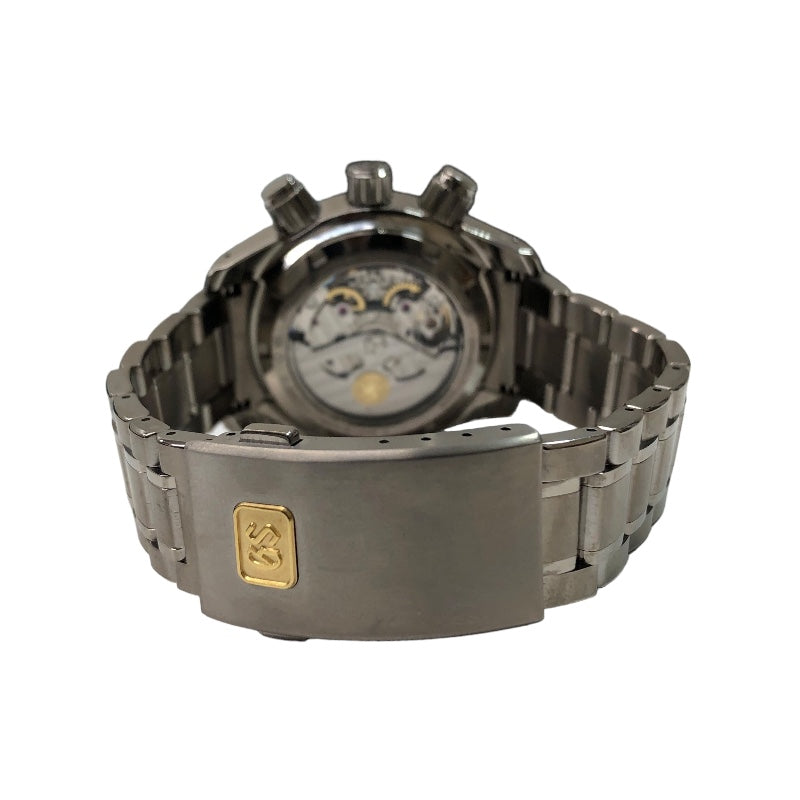 セイコー SEIKO スプリングドライブ クロノグラフ GMT SBGC013 ステンレススチール 自動巻き メンズ 腕時計