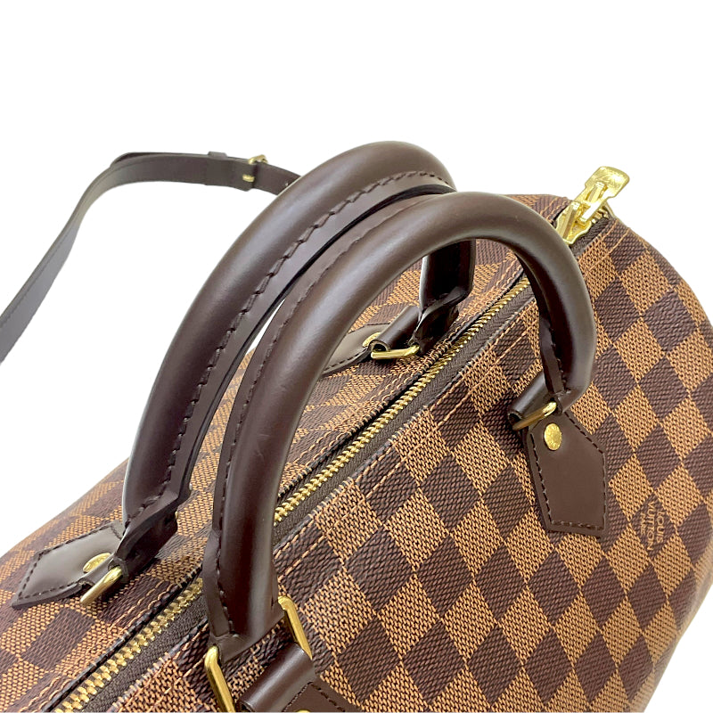 ルイ・ヴィトン LOUIS VUITTON スピーディ・バンドリエール30 N41367 エベヌ ダミエ・キャンバス/レザー ユニセックス  ボストンバッグ