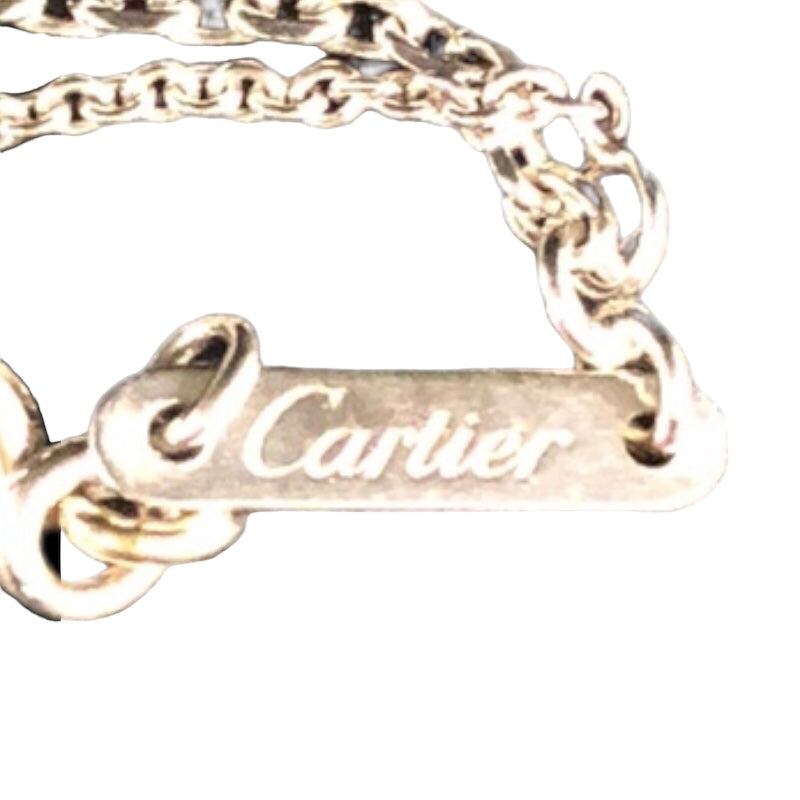 カルティエ Cartier Cハートネックレス K18ホワイトゴールド K18WG ジュエリー