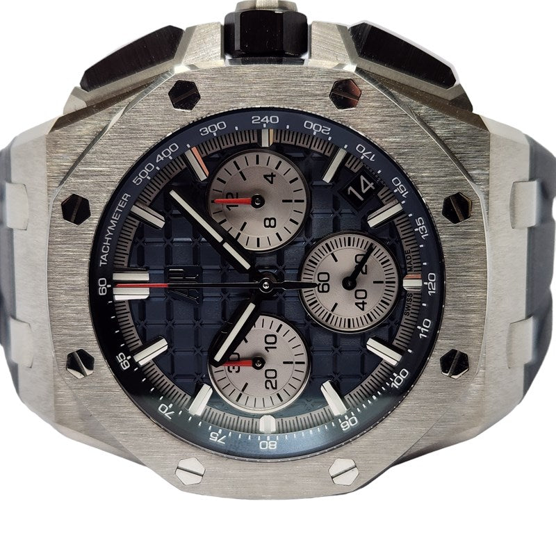 オーデマ・ピゲ AUDEMARS PIGUET ロイヤルオーク オフショア クロノグラフ 26420TI.OO.A027CA.01 ブルー チタン 自動巻き メンズ 腕時計