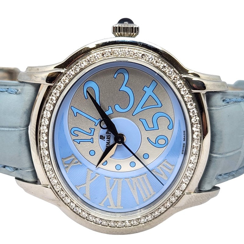 オーデマ・ピゲ AUDEMARS PIGUET ミレネリー 77301ST.ZZ.D33CR.01 ブルー  SS 自動巻き レディース 腕時計