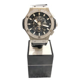 ウブロ HUBLOT ビッグバン　アエロバン　スチール　ダイヤモンド 311.SX.1170.GR.1104 ブラック ステンレススチール 自動巻き メンズ 腕時計