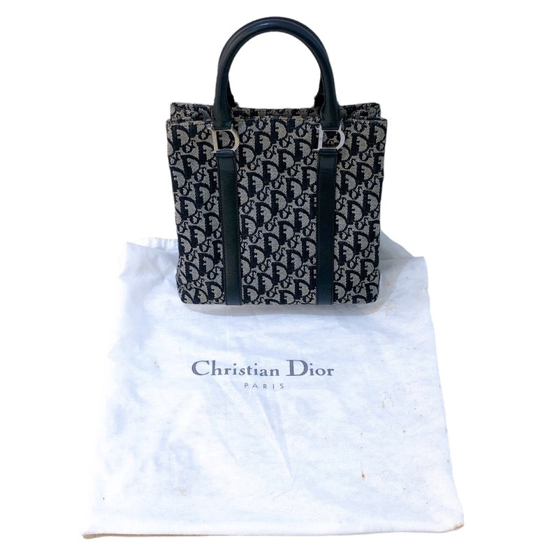 クリスチャン・ディオール Christian Dior トロッターハンドバッグ キャンバス オブリークキャンバス レディース ハンドバッグ