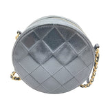 シャネル CHANEL マトラッセラウンドチェーンショルダー AP0245 ブラック/SV金具 レザー レディース ショルダーバッグ