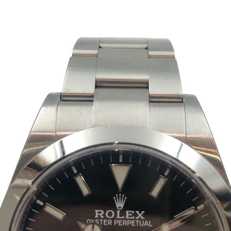 ロレックス ROLEX エクスプローラー1 214270 ランダム番 ブラック SS 自動巻き メンズ 腕時計