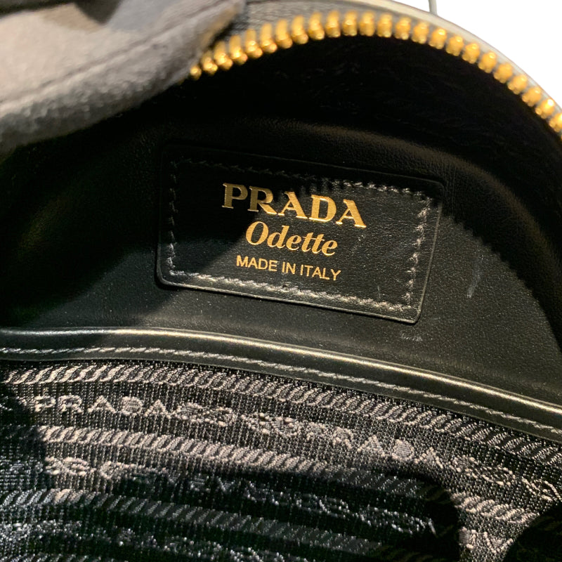 プラダ PRADA サフィアーノレザーオデットバックパック 1BZ047 ブラック/GD金具 レザー レディース リュック・デイパック