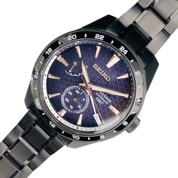 セイコー SEIKO プレザージュ　世界2000本限定（国内350本） SARF023 ブラック/パープル ステンレススチール メンズ 腕時計