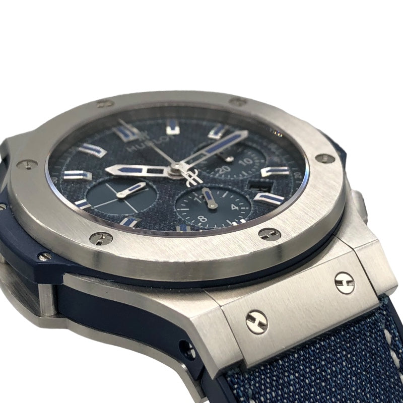 ウブロ HUBLOT ビッグバン ジーンズ スチールブルー 301.SX.2770.NR.JPN15 ブルー×シルバー SS/デニムラバー 自動巻き メンズ 腕時計