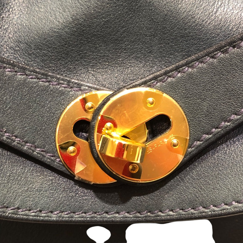 エルメス HERMES リンディ26 タッチ Z刻印 ブルーニュイ/GD金具 スイフト/ニロティカス レディース ショルダーバッグ