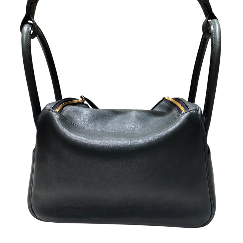 エルメス HERMES リンディ26 タッチ Z刻印 ブルーニュイ/GD金具 スイフト/ニロティカス レディース ショルダーバッグ