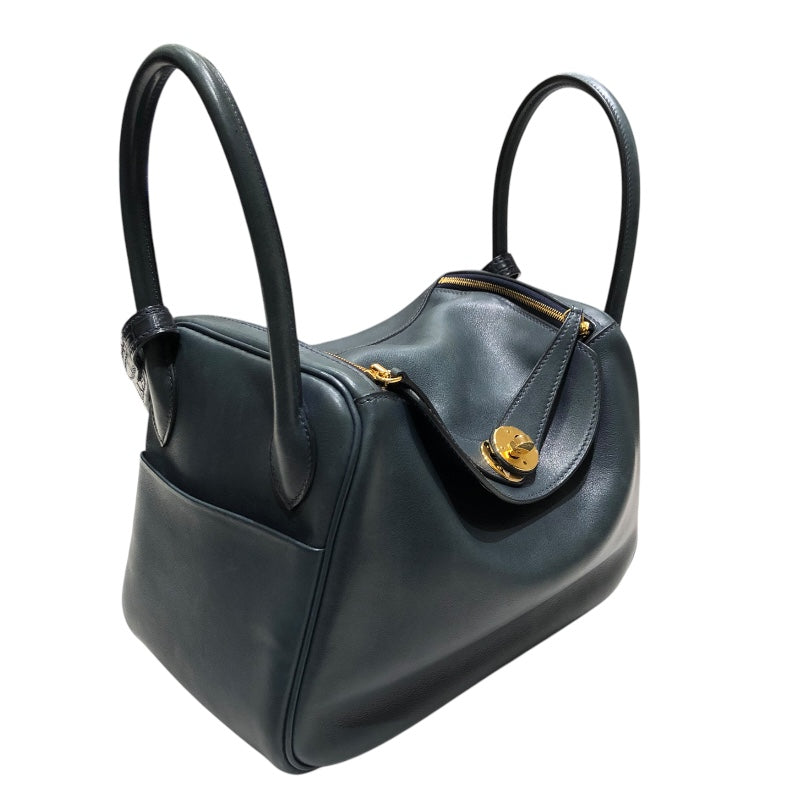 エルメス HERMES リンディ26 タッチ Z刻印 ブルーニュイ/GD金具 スイフト/ニロティカス レディース ショルダーバッグ