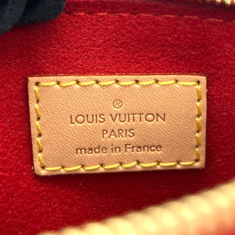 ルイ・ヴィトン LOUIS VUITTON ナノパラス M61254 ブラウン×スリーズ モノグラム・キャンバス レディース ショルダーバッグ