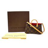 ルイ・ヴィトン LOUIS VUITTON ナノパラス M61254 ブラウン×スリーズ モノグラム・キャンバス レディース ショルダーバッグ