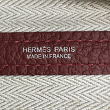 エルメス HERMES ガーデンパーティTPM Y刻印 ルージュアッシュ×シルバー金具 カントリー レディース ハンドバッグ