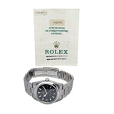 ロレックス ROLEX エクスプローラー1 ブラックアウト E番 14270 SS 自動巻き メンズ 腕時計