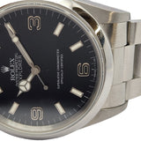 ロレックス ROLEX エクスプローラー1 ブラックアウト E番 14270 SS 自動巻き メンズ 腕時計