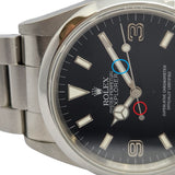 ロレックス ROLEX エクスプローラー1 ブラックアウト E番 14270 SS 自動巻き メンズ 腕時計