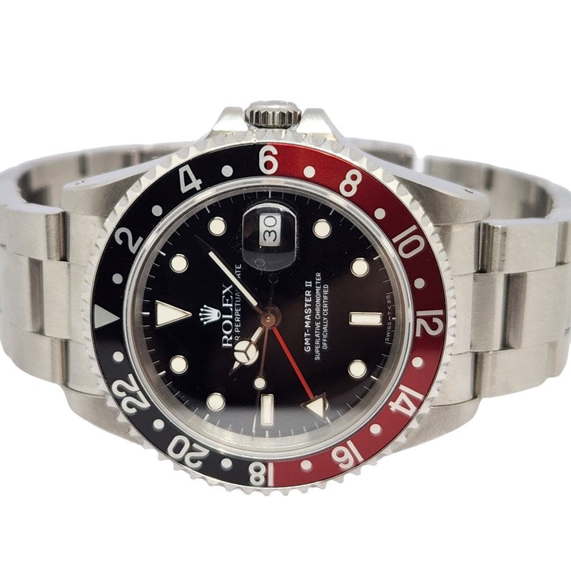 ロレックス ROLEX GMTマスター2 X番 16710 ブラック  SS 自動巻き メンズ 腕時計