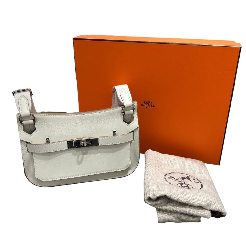 エルメス HERMES ジブシエールミニ B刻 マッシュルーム　シルバー金具 スイフト レディース ショルダーバッグ