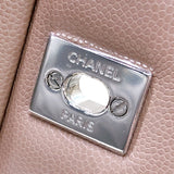 シャネル CHANEL デカマトラッセ30 24番台 A58600 ベージュ×シルバー金具 キャビア レディース ショルダーバッグ