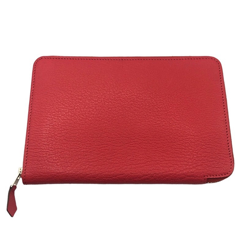 エルメス HERMES アザップコンバイン □R刻印 ブーゲンビリア シルバー金具 シェーブル レディース 二つ折り財布