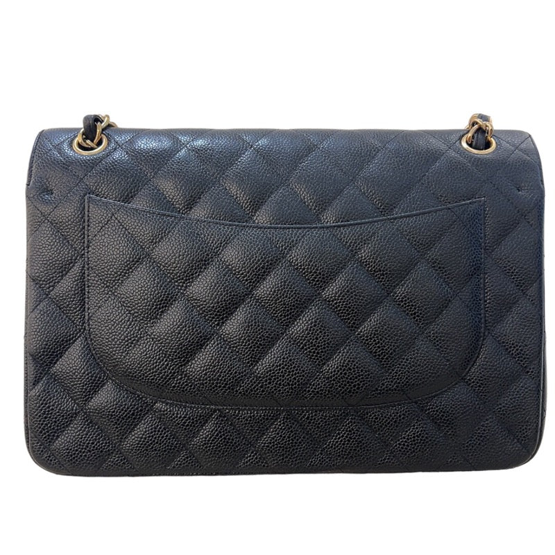 Chanel（シャネル）A58600ブラックキャビア シャネル デカマトラッセ30 ラージ キャビアスキン ダブル