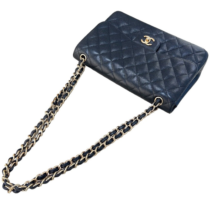 シャネル CHANEL デカマトラッセ30 A58600 ブラック/GD金具 マットキャビアスキン ショルダーバッグ