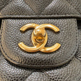 シャネル CHANEL デカマトラッセ30 A58600 ブラック/GD金具 マットキャビアスキン ショルダーバッグ